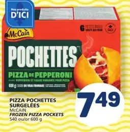 Marché Bonichoix McCAIN FROZEN PIZZA POCKETS offer