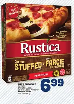 Marché Bonichoix RUSTICA DETROIT, LÈVE-AU-FOUR FROZEN PIZZA offer