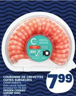 Marché Bonichoix COMPLIMENTS FROZEN COOKED SHRIMP RING offer