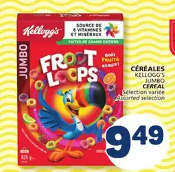 Marché Bonichoix KELLOGG'S JUMBO CEREAL offer