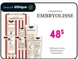 Familiprix EMBRYOLISSE, Gift set for women, 2 pieces offer