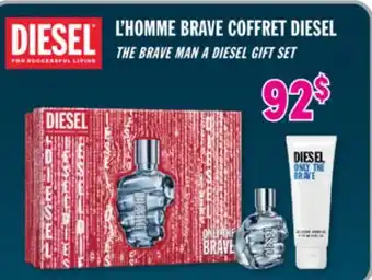 Familiprix DIESEL, THE BRAVE MAN A DIESEL GIFT SET offer