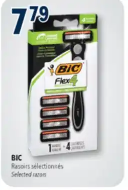 Familiprix BIC, Selected razors offer