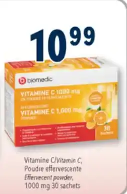 Familiprix BIOMEDIC, Vitamin C, Effervecent powder, 1000 mg, 30 sachets offer