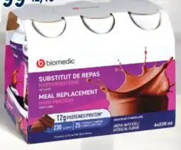 Familiprix BIOMEDIC, Meal replacement, 6 x 235 ml offer