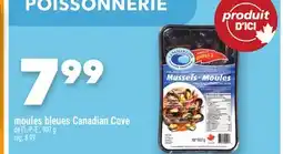 Marche Ami Moules bleues Canadian Cove offer
