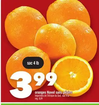 Marche Ami Oranges Navel sans pépins offer