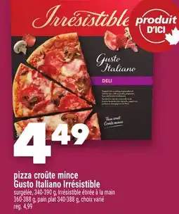 Marche Ami Pizza croûte mince Gusto Italiano Irrésistible offer