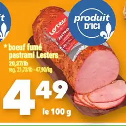 Marche Ami Boeuf fumé pastrami Lesters offer