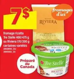 Maxi fromage ricotta Tre Stelle ou Riviera offer