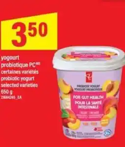Maxi yogourt probiotique PC offer