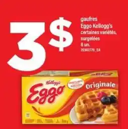 Maxi gaufres Eggo Kellogg's offer