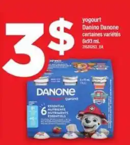 Maxi yogourt Danino Danone offer