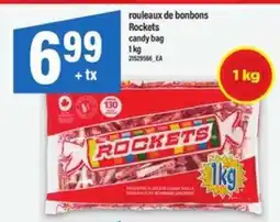 Maxi Rockets candy bag offer