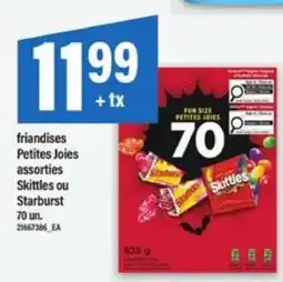 Maxi friandises Petites Joies assorties Skittles ou Starburst offer