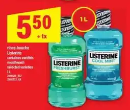 Maxi LISTERINE MOUTHWASH offer