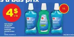 Maxi LIFE BRAND MOUTHWASH offer