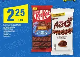 Maxi barres de chocolat Nestlé offer