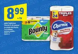 Maxi papier hygiénique Charmin ou essuie-tout Bounty offer