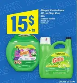 Maxi GAIN offer
