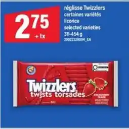 Maxi RÉGLISSE TWIZZLERS offer