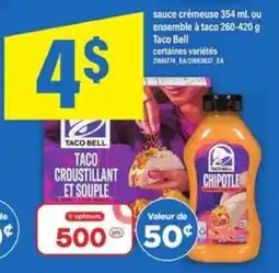 Maxi Taco Bell sauce crémeuse 354 mL ou ensemble à taco 260-420 g offer