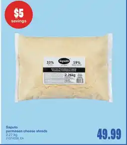 Wholesale Club PARMESAN CHEESE SHREDS, 2.27 KG offer