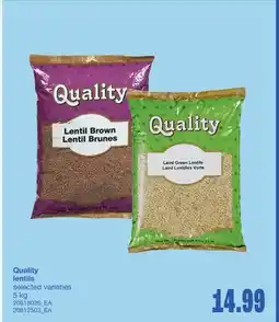 Wholesale Club LENTILS, 5 KG offer
