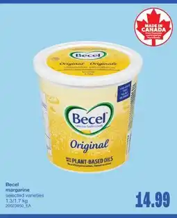 Wholesale Club BECEL MARGARINE, 1.3/1.7 kg offer