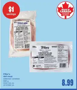 Wholesale Club PILLER'S DELI MEAT, 500 g offer