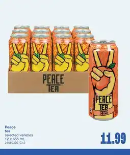 Wholesale Club PEACE TEA, 12 x 655 mL offer