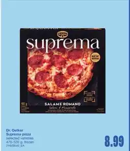 Wholesale Club DR. OETKER SUPREMA PIZZA, 475-520 g offer