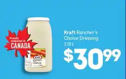 Wholesale Club KRAFT RANCHER'S CHOICE DRESSING, 3.78 L offer