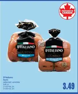 Wholesale Club D'ITALIANO BUNS, 6/8 ct offer