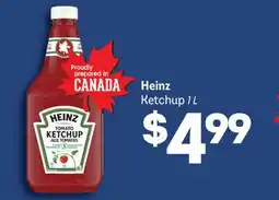 Wholesale Club HEINZ KETCHUP, 1 L offer