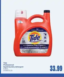 Wholesale Club TIDE PROFESSIONAL LIQUID LAUNDRY DETERGENT, 5.02 L offer