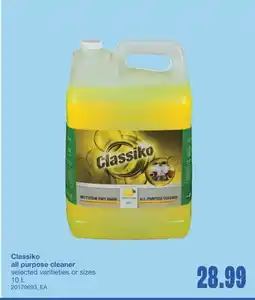 Wholesale Club CLASSIKO ALL PURPOSE CLEANER, 10 L offer