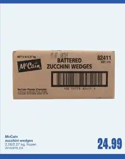Wholesale Club MCCAIN ZUCCHINI WEDGES 2.26/2.27 KG offer