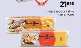 Wholesale Club ARMSTRONG CHEESE BLOCKS, 1.35 KG offer