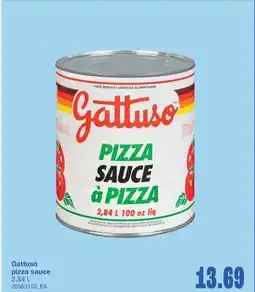 Wholesale Club GATTUSO PIZZA SAUCE 2.84 L offer