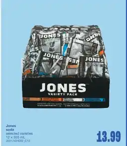 Wholesale Club JONES SODA, 12 X 355 ML offer