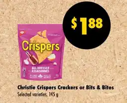 Wholesale Club CRISPERS CRACKERS OR BITS & BITES, 145G offer