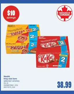 Wholesale Club NESTLÉ KING SIZE BARS, 24 ct offer