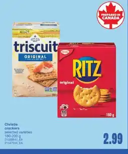 Wholesale Club CHRISTIE CRACKERS, 180-200 g offer