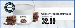 Wholesale Club QUAKER FROZEN BROWNIES offer