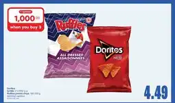 Wholesale Club DORITOS TORTILLA 210-280 G OR RUFFLES POTATO CHIPS 180-200 G offer