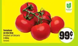 FreshCo Tomatoes on the Vine Product of Ontario 2.18/kg offer