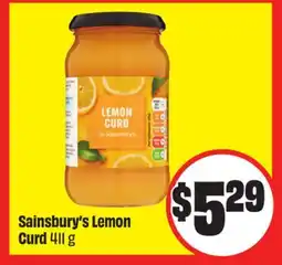 FreshCo Sainsbury's Lemon Curd 411 g offer