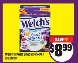 FreshCo Welch's Fruit Snacks 45x14 g offer
