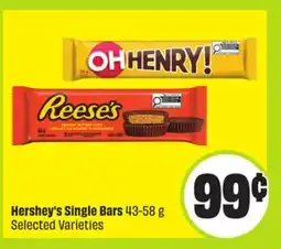 FreshCo Hershey's Single Bars 43-58 g Selected varieties offer